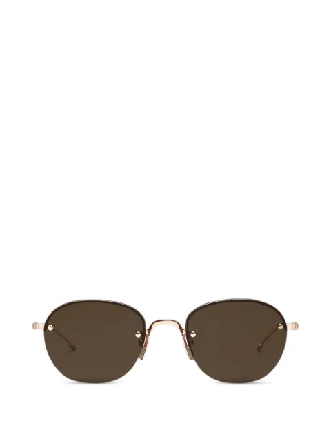 Thom Browne Eyewear semi-rimless sunglasses Gold UES959AG0001