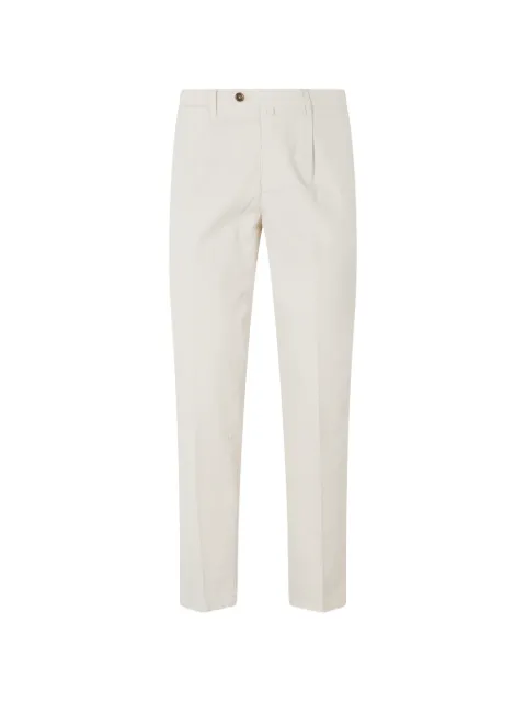 Briglia 1949 pleated pressed-crease trousers Neutrals BG21300014098