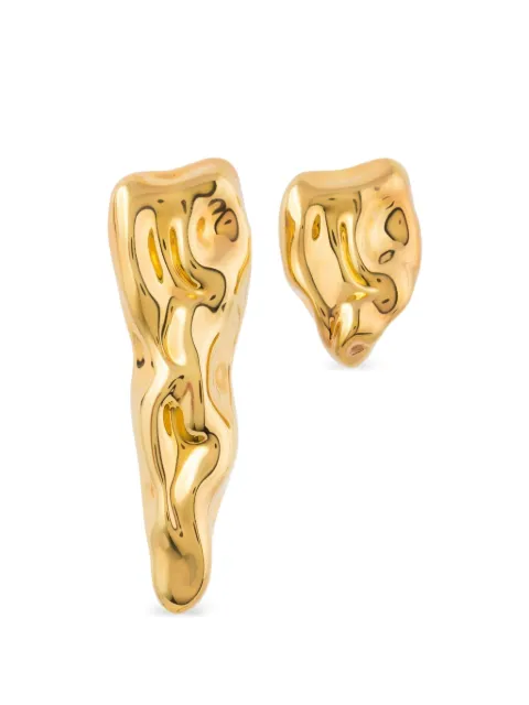 Federica Tosi Tooth asymmetrical earrings Gold FT26EA19