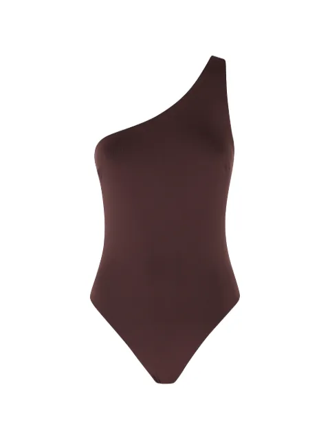 Federica Tosi one-shoulder swimsuit Brown 42804430