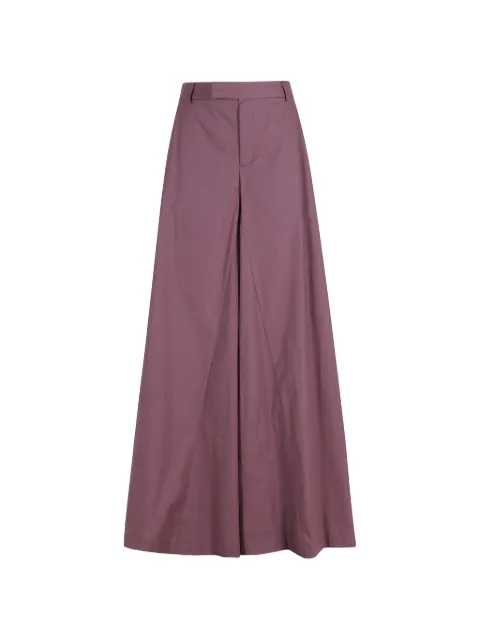 Federica Tosi belt-loops palazzo pants Purple 40811400