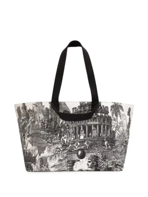 Inoui Editions Piranesi illustration tote bag White MA23CAP64