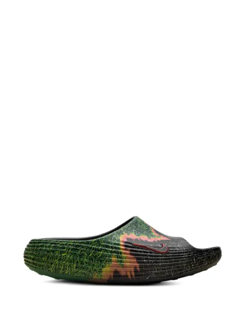 Nike ReactX Rejuven8 grass-print slides Grey IR0459