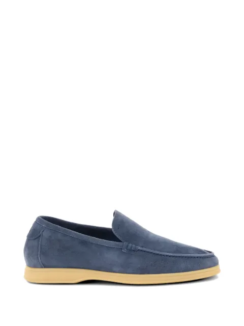Boggi Milano Aria suede leather loafers Blue BO26P009903