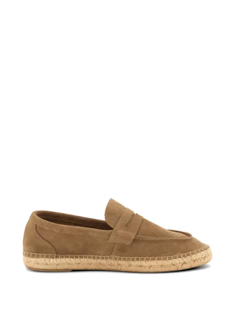 Boggi Milano Tellin suede leather espadrilles Neutrals BO26P070001