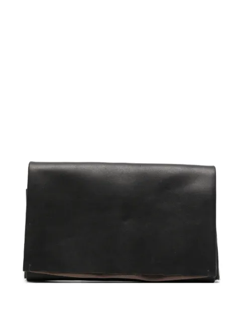Ma+ cross-motif leather wallet Black W13POCU10