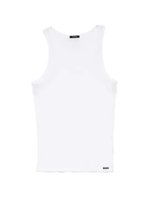 TOM FORD ribbed-knit vest White T4D100210