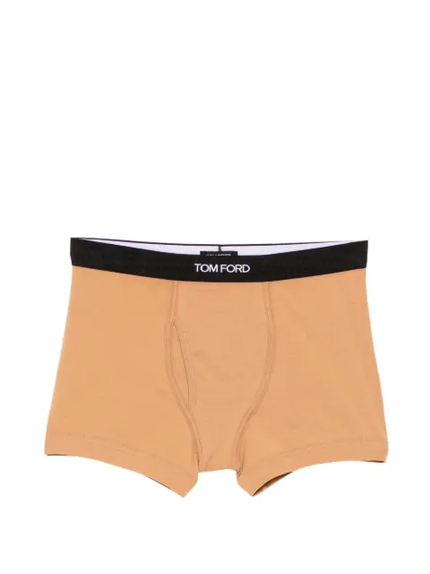 TOM FORD logo-waistband boxer briefs Neutrals T4LCTBF30040