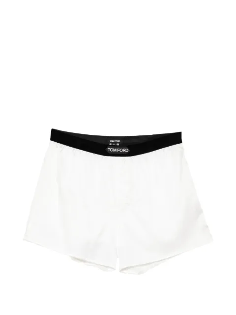 TOM FORD logo-patched boxer Neutrals T4LETBF40010