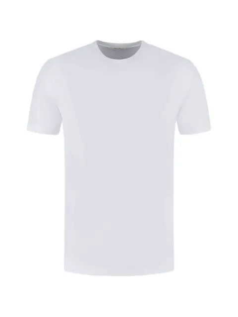 Stefan Brandt Eli Super 60 crew-neck short-sleeve T-shirt White 1171