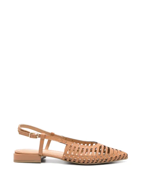 gioseppo Jericho cage-detail stud-embellished pumps Brown 74076