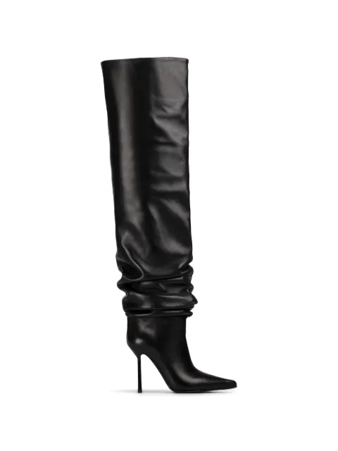 Le Silla 100mm Bella over-the-knee boots Black 4195E090BXPPGLM