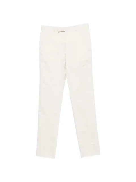 Germano 1952 pressed-crease slim-fit trousers Neutrals 3CPG4823