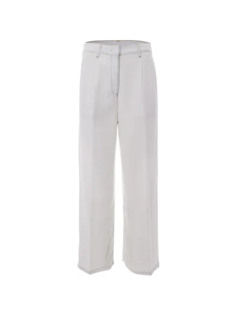 Patrizia Pepe wide-leg jeans White 2P1743D9A0