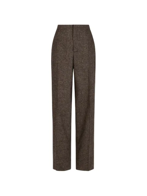 Tagliatore pressed-crease straight-leg trousers Brown PADIMA150055UM3065