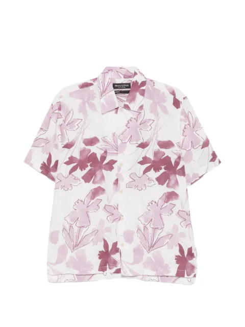 Marc O'Polo floral-print short-sleeve shirt Red 50000128027578