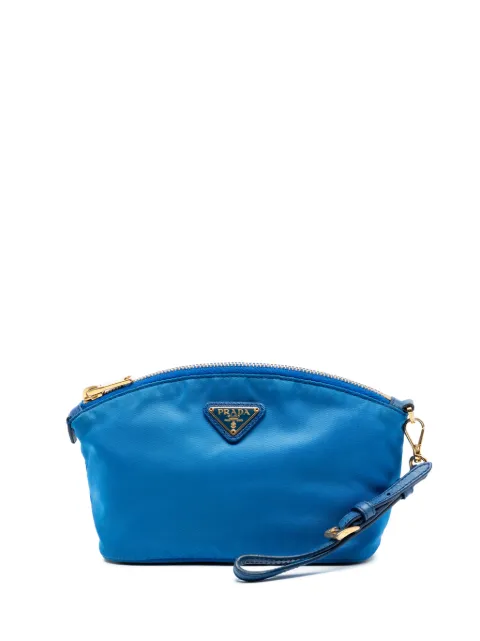 Prada Pre-Owned 2000-2013 Tessuto pouch Blue HO79RVK7H3NN9O9H