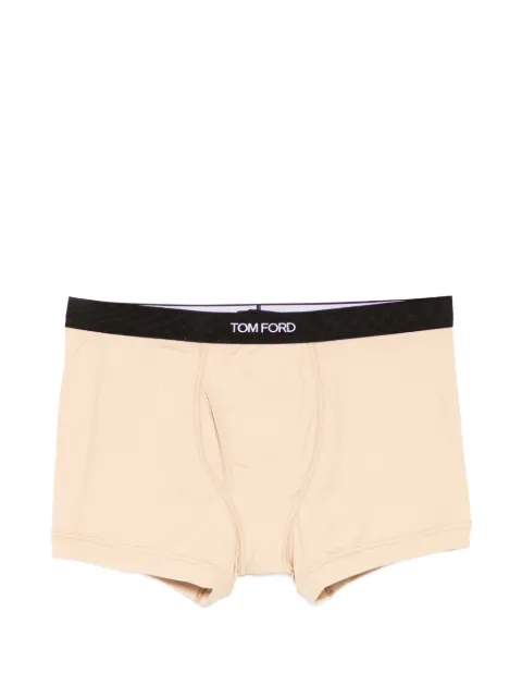 TOM FORD logo-waistband boxers Neutrals T4LCTBF30040
