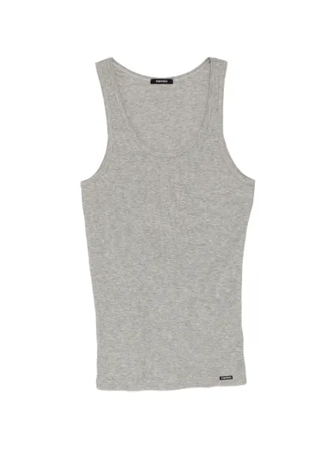 TOM FORD ribbed-knit vest Grey T4D100210