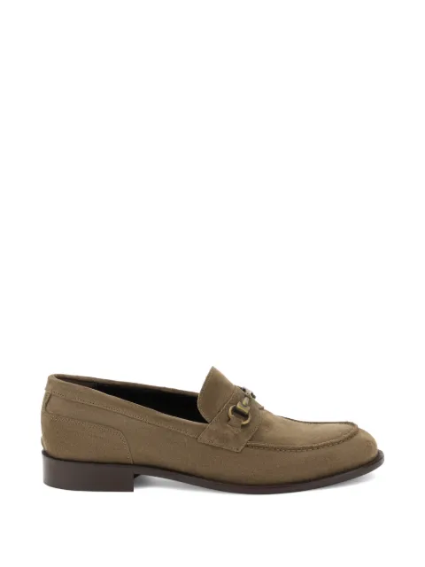 Boggi Milano suede horsebit loafers Brown BO26P069401