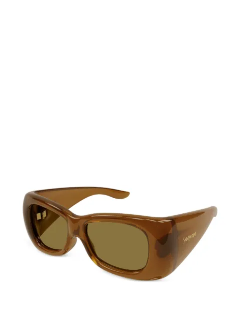Saint Laurent SL 901 Howl rectangle-frame sunglasses Brown SL901HOWL007