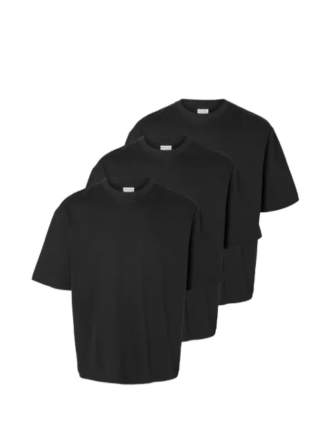 SELECTED 3 pack loose-fit t-shirt Black 16097972