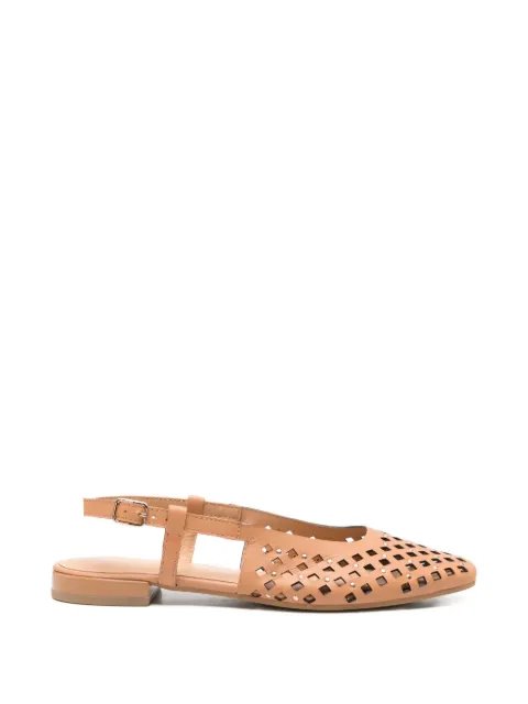 gioseppo Kyaka laser-cut studded pumps Brown 79014