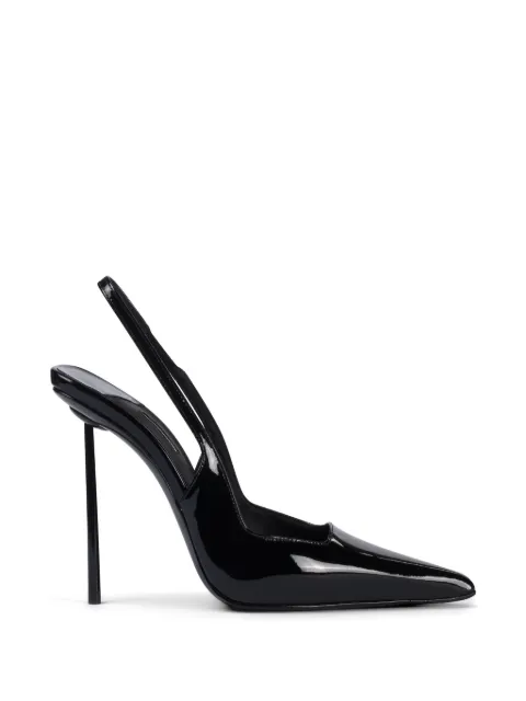 Le Silla 120mm Amelia slingback heeled pumps Black 6101E100BXPPGSL