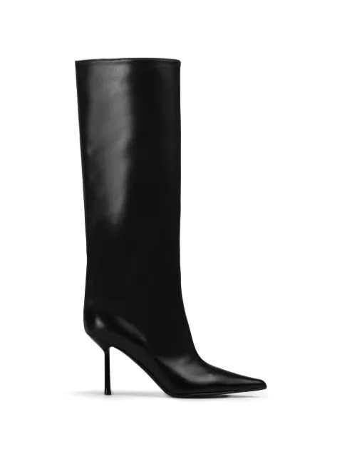 Le Silla 80mm Bella knee-high boots Black 4236C080BMPPGLM