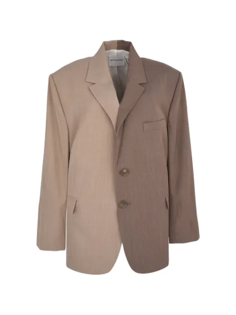 Bouguessa Zelda two-tone blazer Neutrals SP26BFJA03