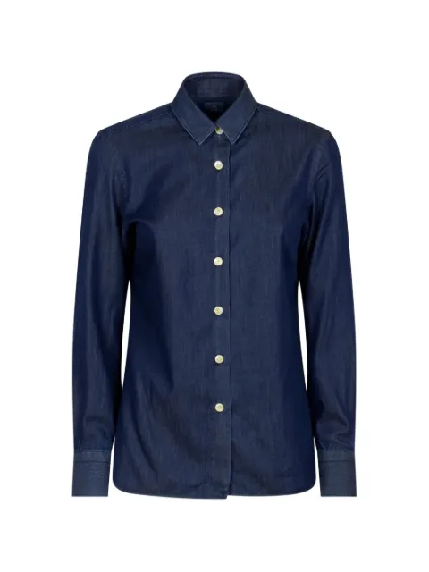 Finamore 1925 Napoli button-up denim shirt Blue 45880C0512D11