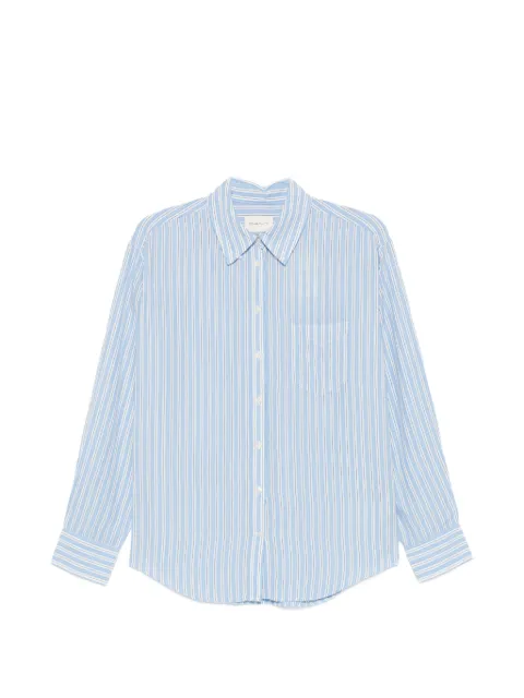 Gant striped cotton shirt Blue 4300615