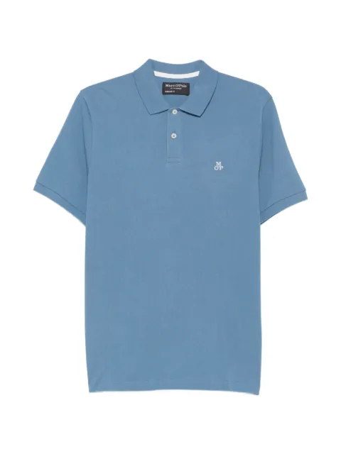 Marc O'Polo logo-embroidered piqué polo shirt Blue 50000126744740