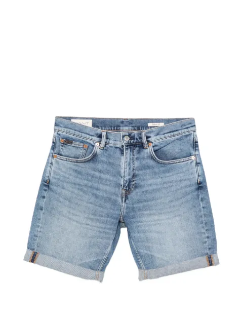 Gant rolled-hem denim shorts Blue 205600981