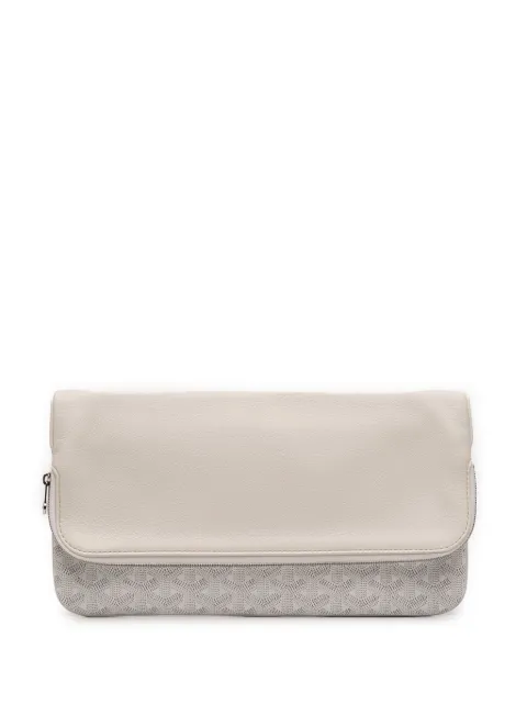Goyard Pre-Owned 2024 Goyardine Sainte Marie MM clutch bag White HLIGV4QAUDHNOX05