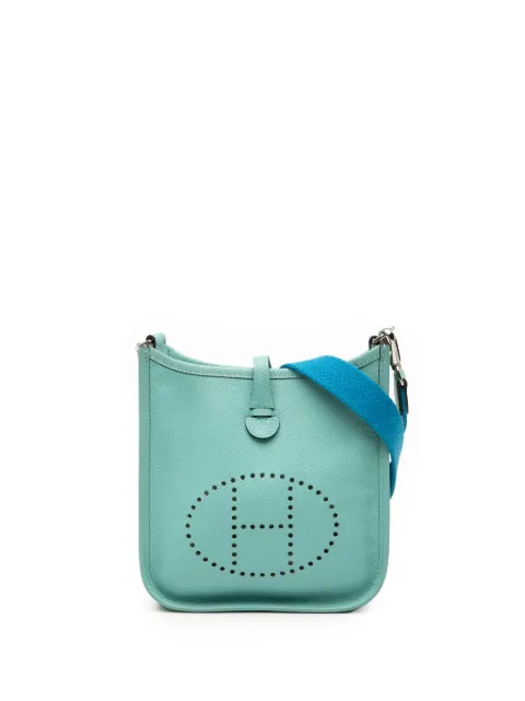Hermès Pre-Owned 2017 Epsom Evelyne I TPM crossbody bag Blue L2TC7SOEJLH0GI89