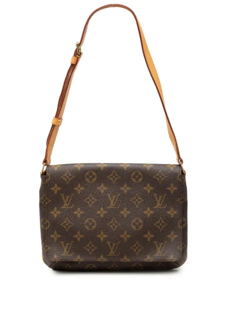 Louis Vuitton Pre-Owned 2001 Monogram Musette Tango Short Strap shoulder bag Brown 2L10UEJ7O5D2SH1H
