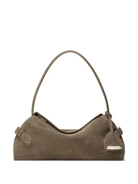 Ralph Lauren Collection buckle-detail suede shoulder bag Brown 435P18955