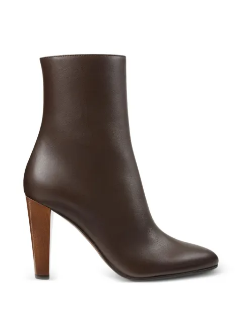 Ralph Lauren Collection Bernice leather ankle boots Brown 800P25218