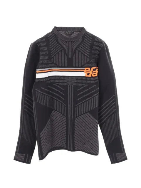 Prada Pre-Owned technical-knit sweater Black 1060812