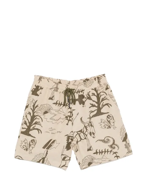 OAS Company Poplan Porto linen shorts Neutrals 2010021012