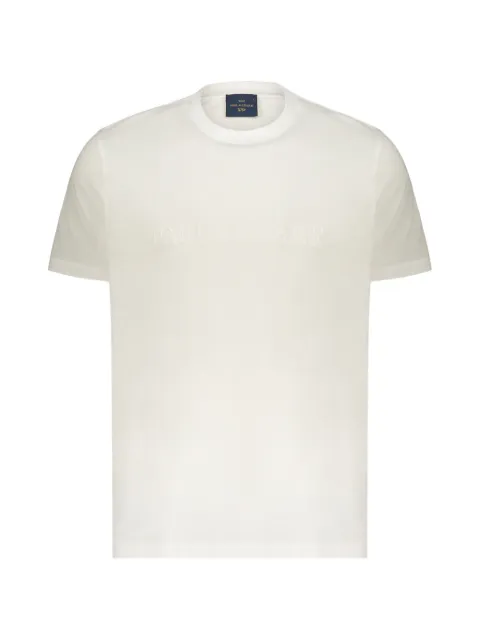Paul & Shark logo-embroidered short-sleeve T-shirt Neutrals 26411007