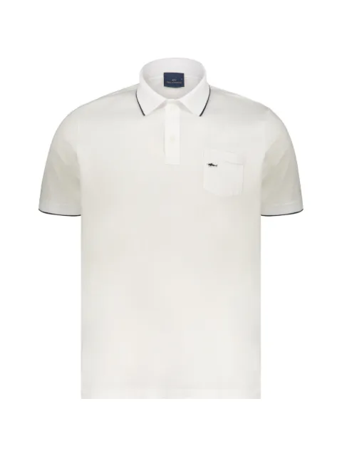 Paul & Shark logo-embroidered polo shirt Neutrals 25411209