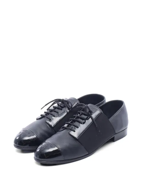 CHANEL Pre-Owned 1986-1988 Coco Mark shoes Black 1060498