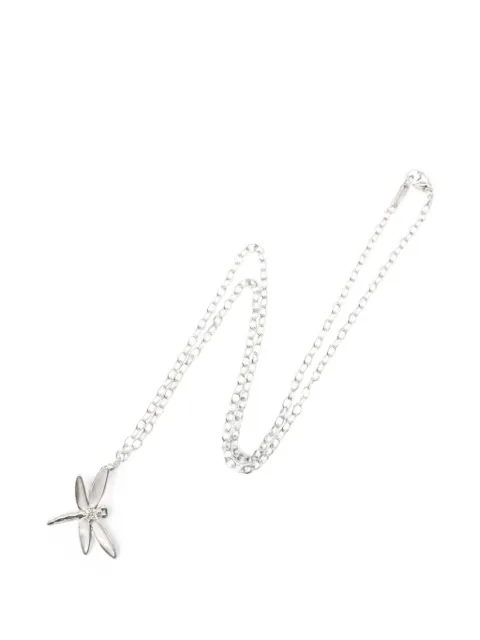 Tiffany & Co. Pre-Owned 2010s diamond dragonfly necklace Silver 1063953