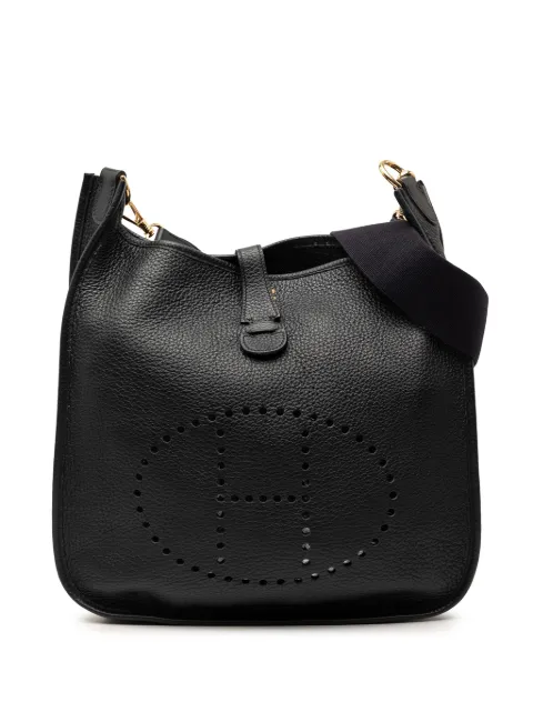 Hermès Pre-Owned 2003 Clemence Evelyne I PM crossbody bag Black O989IKBF25H3UGSR