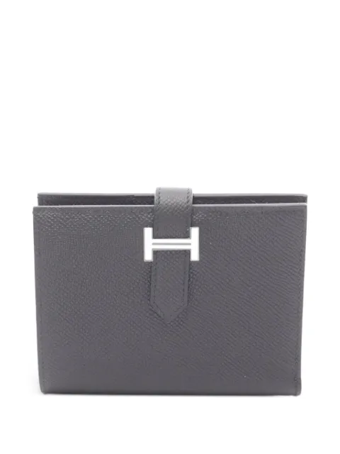 Hermès Pre-Owned 2025 Bearn Compact wallet Black 1065852K