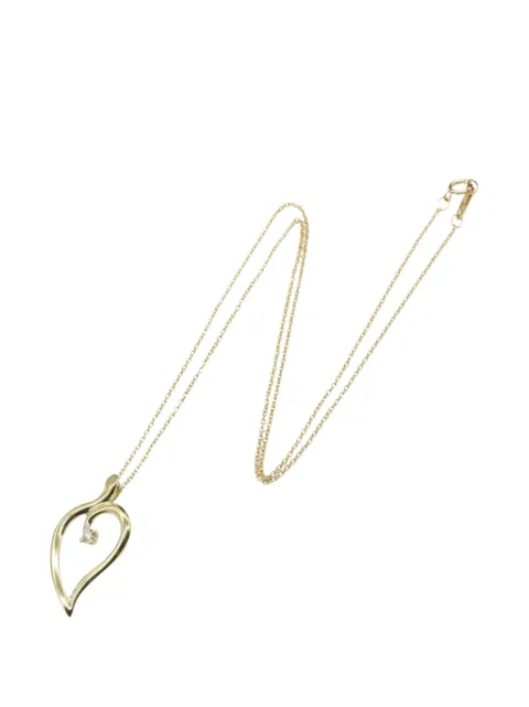 Tiffany & Co Eyewear Leaf diamond necklace Gold 1063851