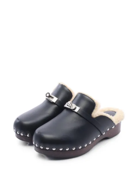 Hermès Pre-Owned 2000s Carlotta Kelly mules Black 1060499