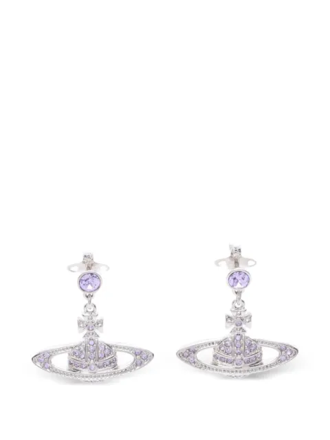 Vivienne Westwood Pre-Owned 2020s Mini Bas Relief drop earrings Silver 1066053